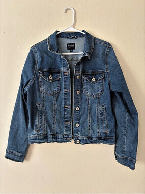 Curve Appeal Denim Jean Jacket Blue Size Large Like New Women